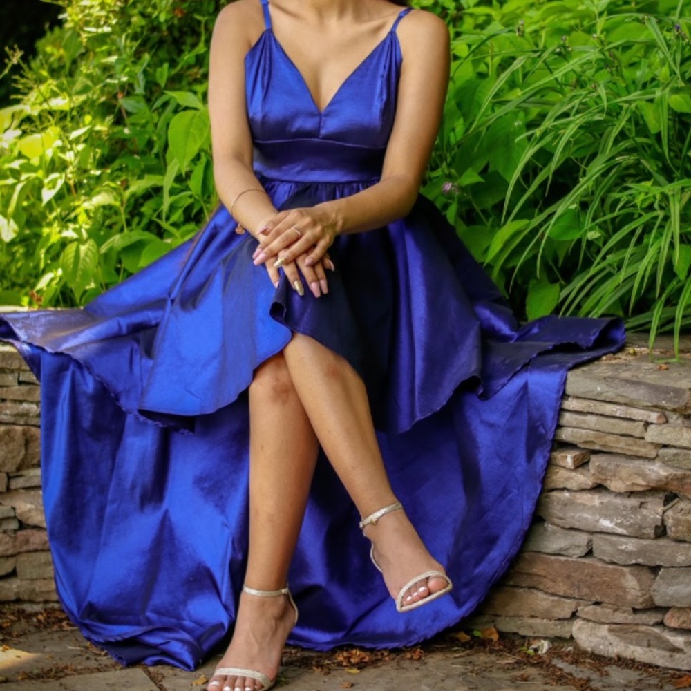 Royal Blue High Low Formal Dress from Windsor